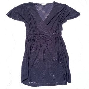 Navy Swimsuit Cover Up Dress